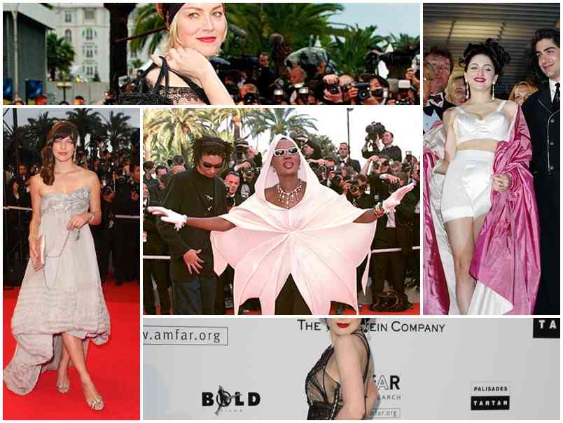 5 rochii extravagante din istoria Festivalului de la Cannes