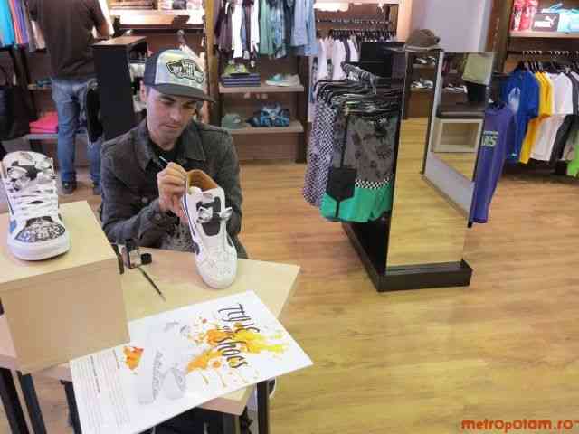 Francezu’ de la SIMPLU a fost designer de pantofi pentru o zi