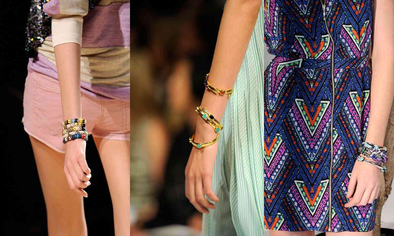 Ce accesorii se poartă în 2014: Brăţările din elastic, la modă anul acesta