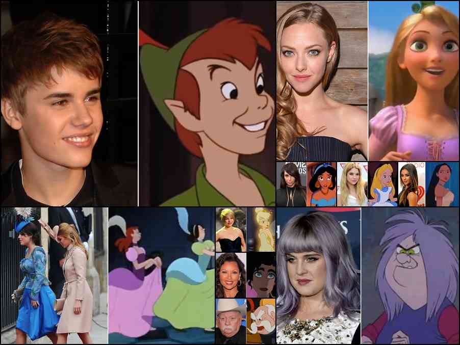 Vedete care seamănă cu personaje Disney