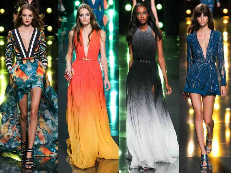 Elie Saab a prezentat superba colecție primăvara / vară 2015 la Paris Fashion Week