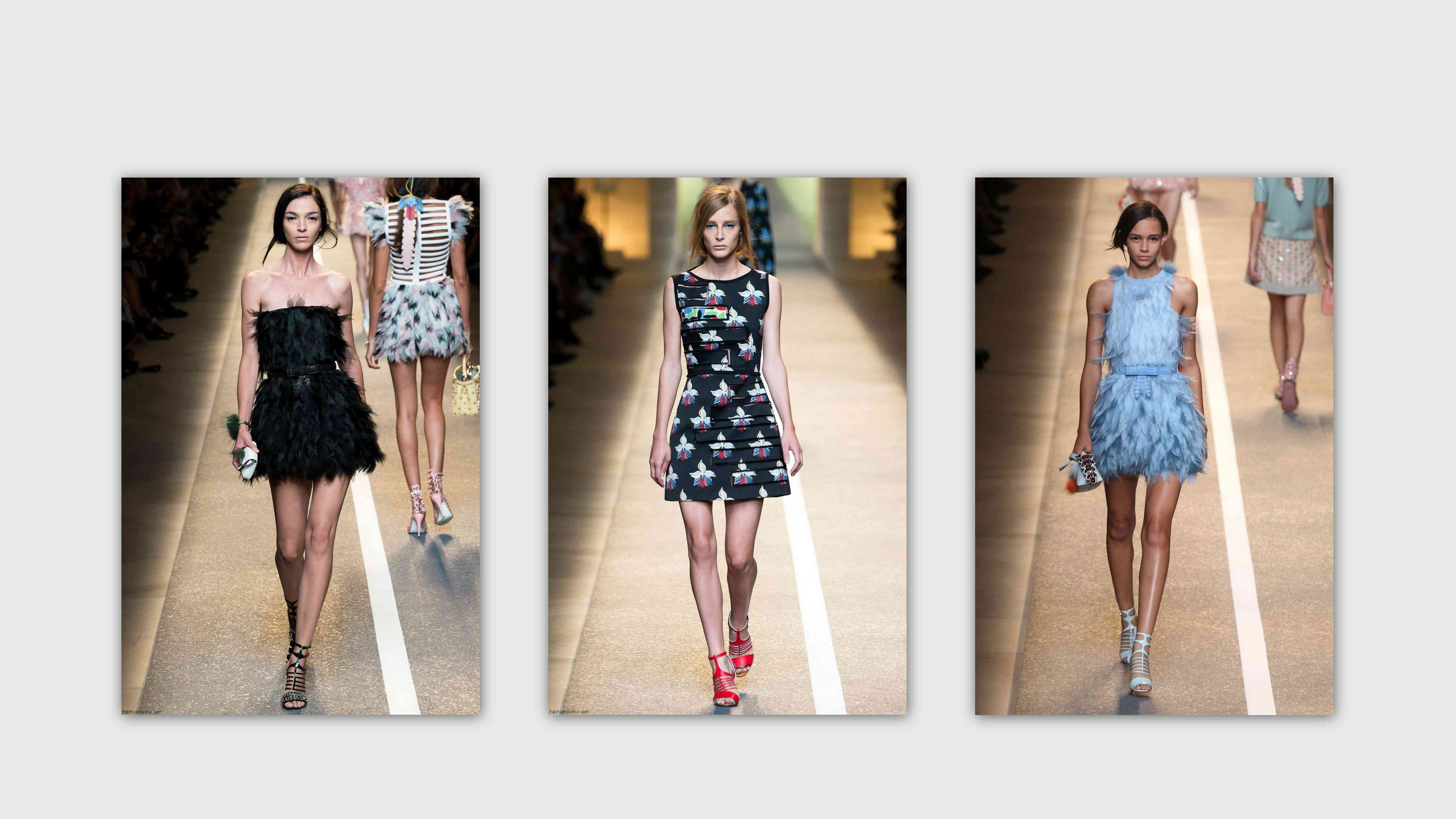 Fendi – colecția primăvară / vară 2015 la Milano Fashion Week