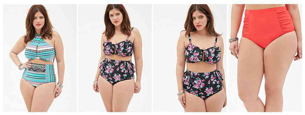 Costume de baie la modă pentru femeile plinuțe – Colecția Forever 21