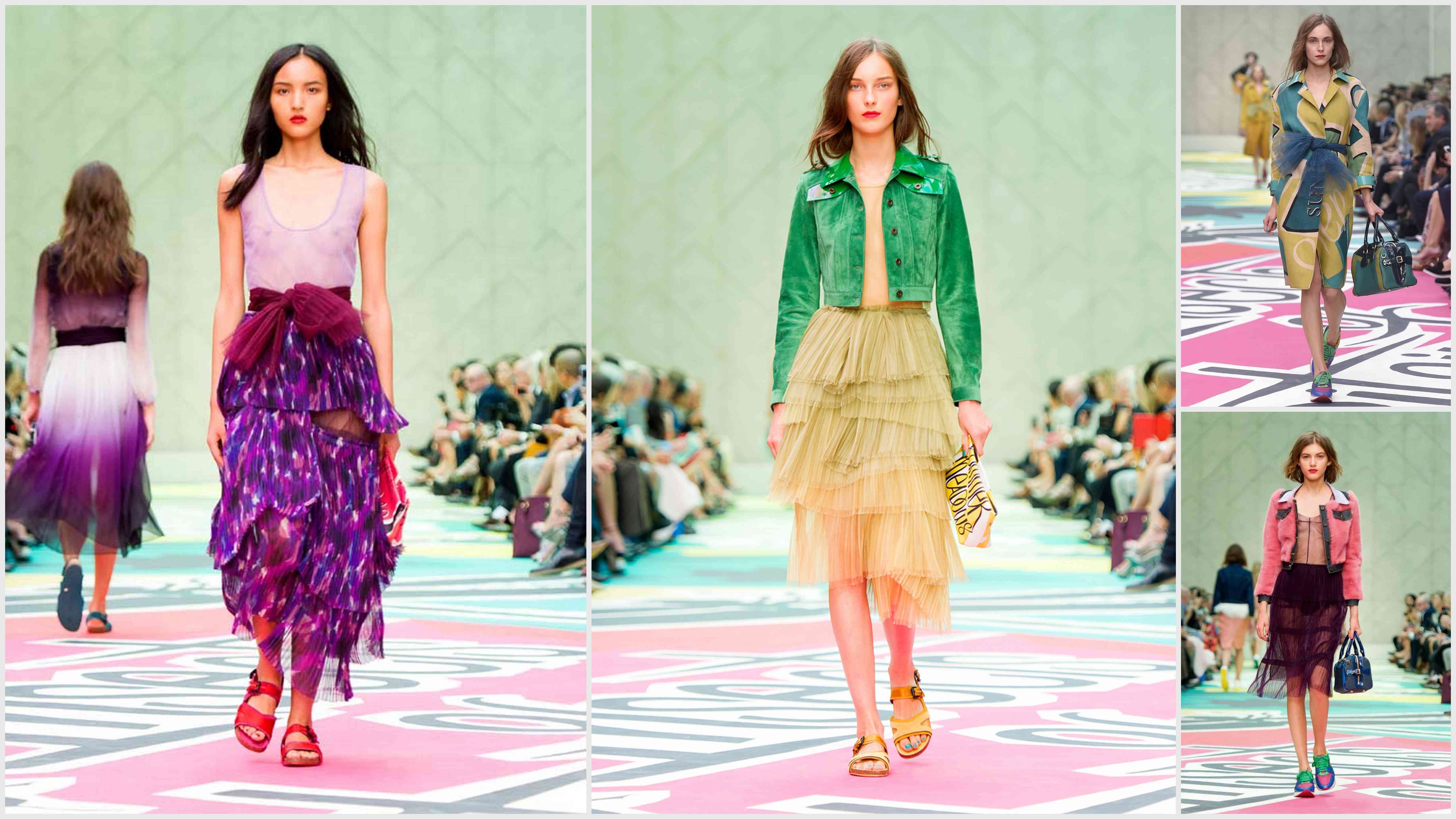 Colecția Burberry Prorsum primăvară / vară 2015 – un tribut adus naturii la London Fashion Week