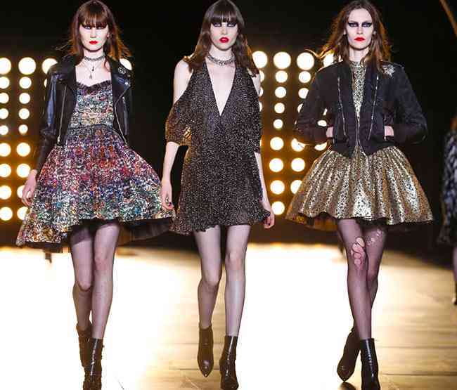 Colecția Saint Laurent pentru toamna/iarna 2015-2016 – Paris Fashion Week