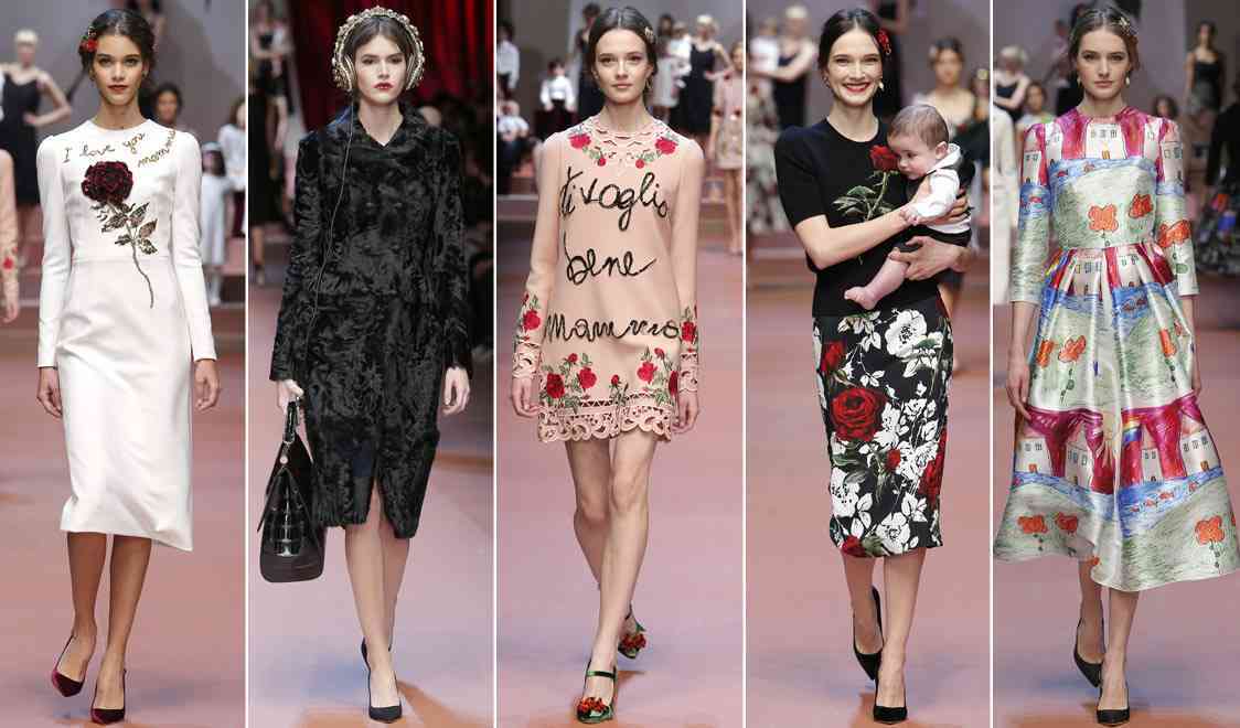 Colecția D & G toamnă / iarnă 2015 – tribut pentru Ziua Mamei