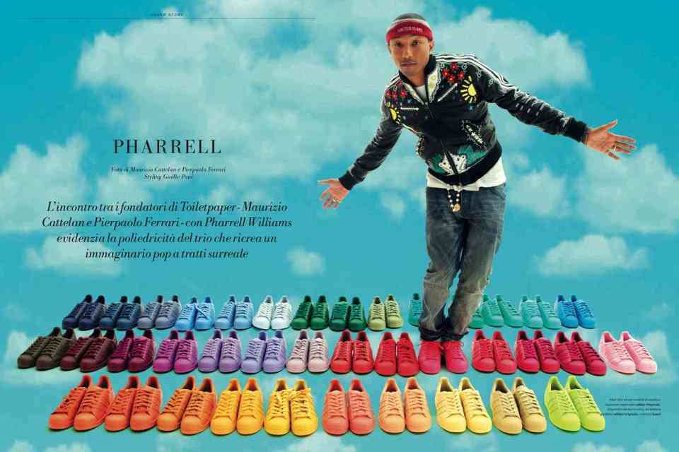 Adidași în 50 de culori: colecția unisex Pharrell Williams în colaborare cu Adidas Originals