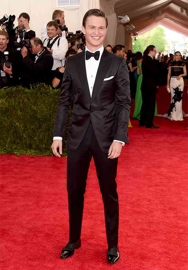 Ansel Elgort in Tom Ford