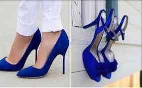 pantofi albastri