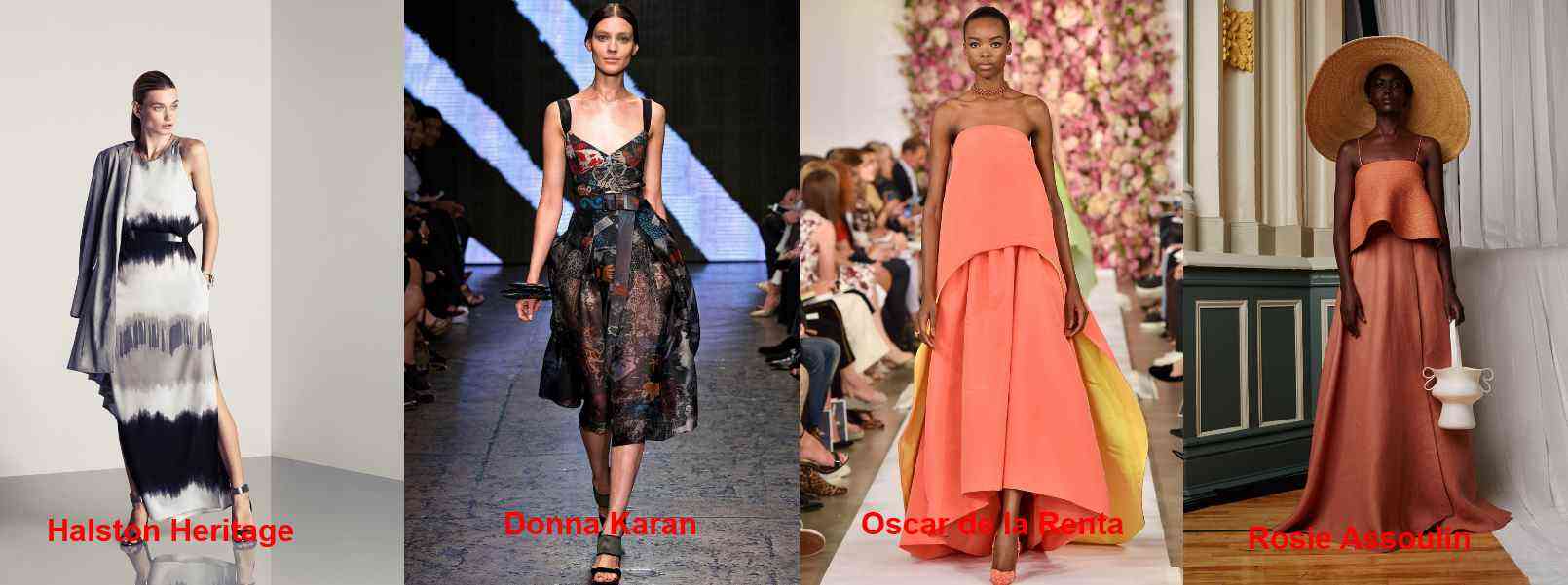 Rochii la modă prezentate la New York Fashion Week