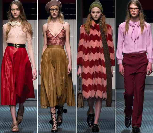 Eleganţă în defilarea Gucci toamnă/iarnă 2015-16