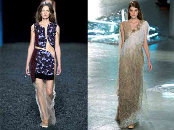 tendinte rochii asimetrice