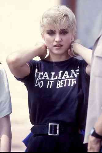 madonna tricou slogan