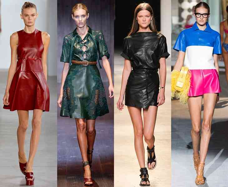Rochia de piele – un must-have în 2015-2016