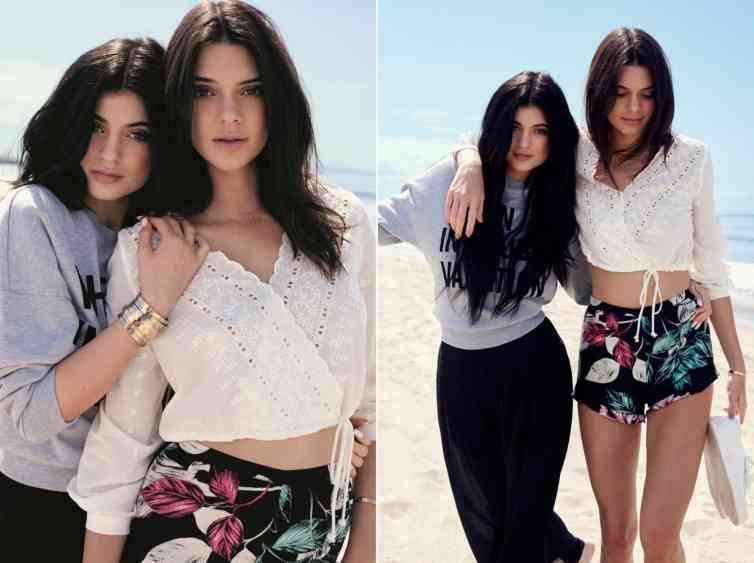 Colecția Kendall + Kylie va fi vândută exclusiv în magazinele Topshop