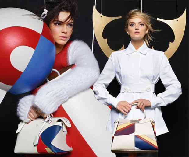 Campania Fendi pentru toamna / iarna 2015 cu Lily Donaldson și Kendall Jenner