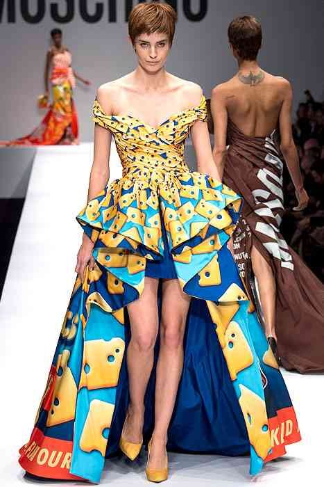 Moschino-Fall-2014-cheese-crackers-dress