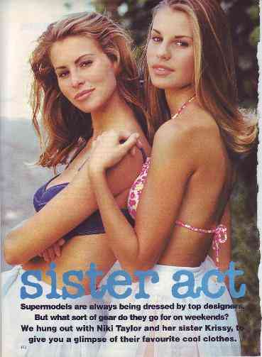 Niki Taylor si sora ei, Krissy