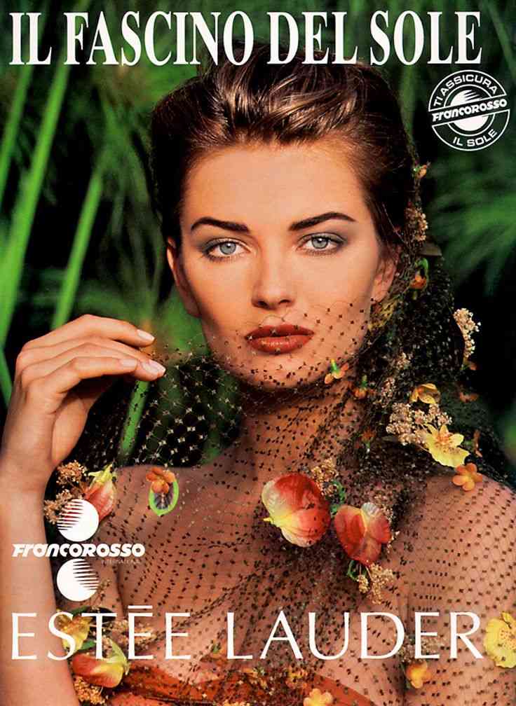 Paulina Porizkova estee lauder