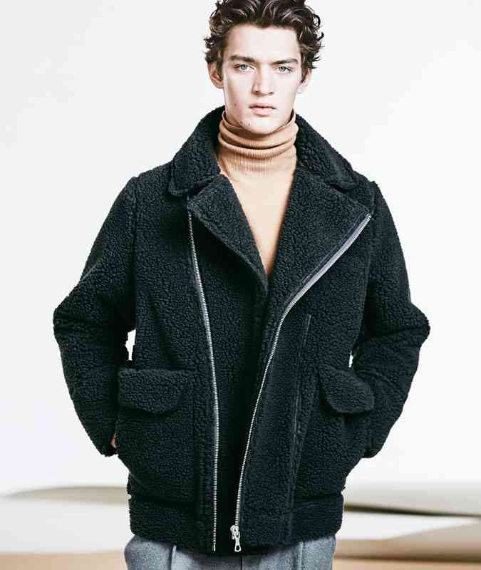 jacheta de blana h&m