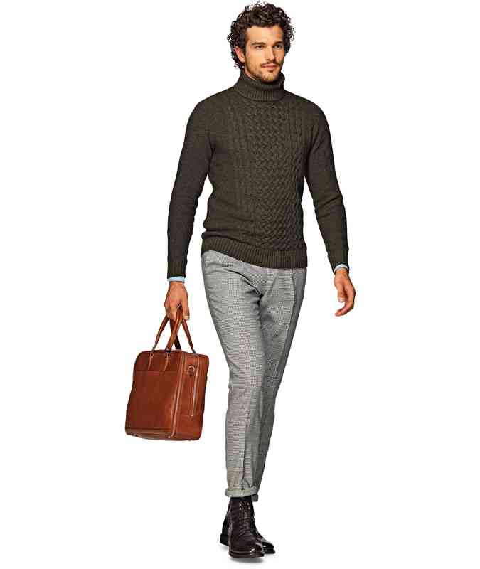 pulover verde inchis