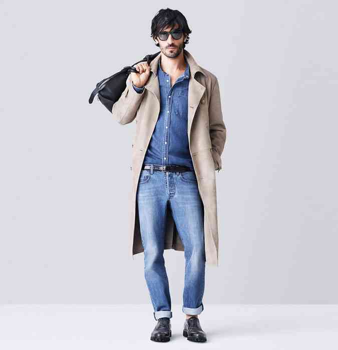 camasa si blugi prespalati