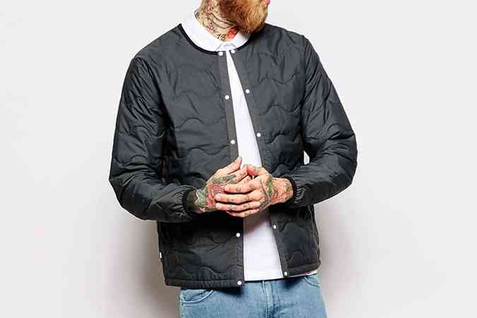 camasa stil jacheta fara guler