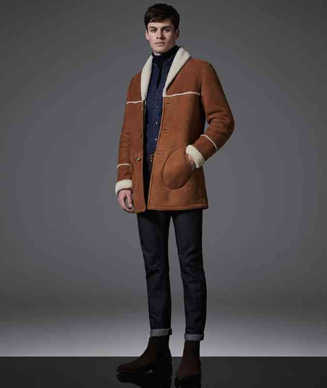 jacheta cu guler de blana pentru iarna