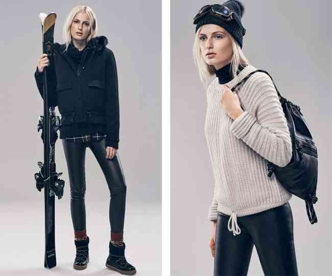 colectia Massimo Dutti de ski femei