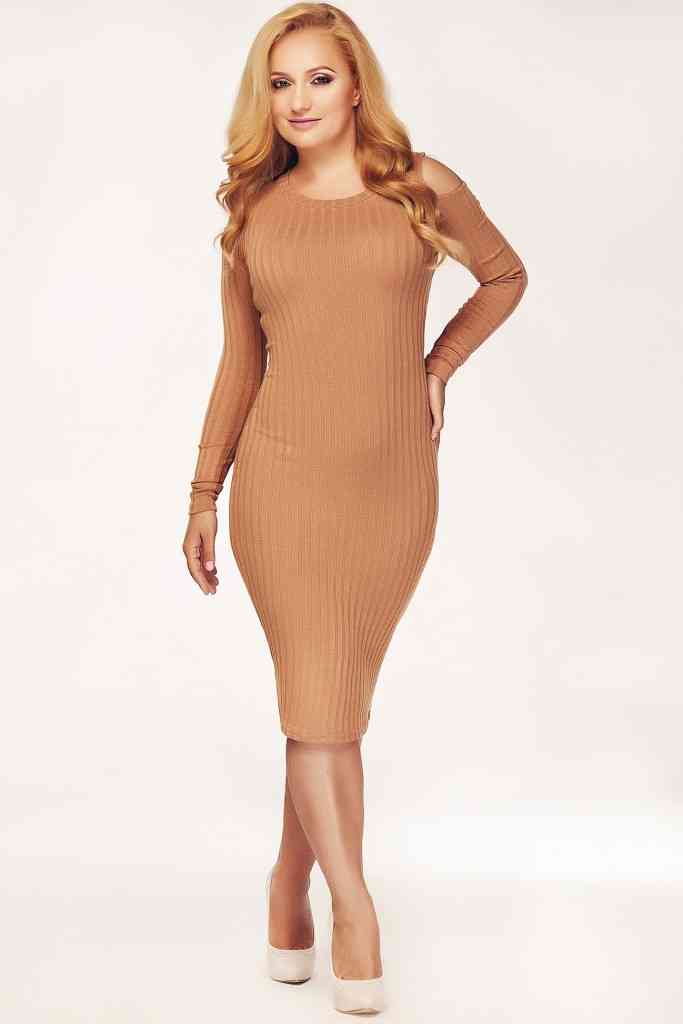rochie camel