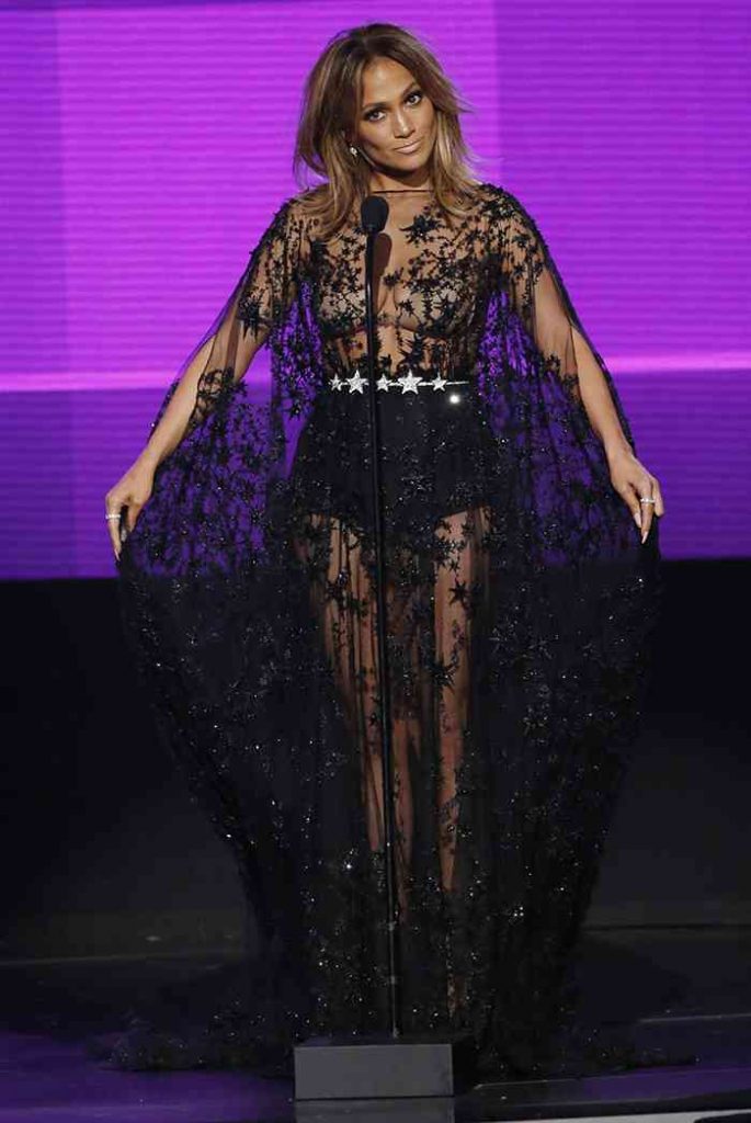 rochie j lo transparenta