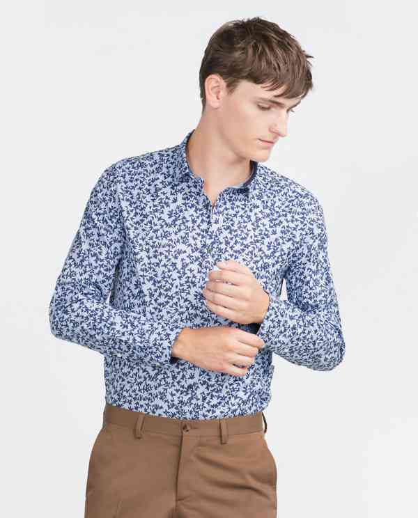 tinuta zara pantalon maro