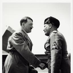 Hitler și Mussolini by Alfred Eisenstaedt
