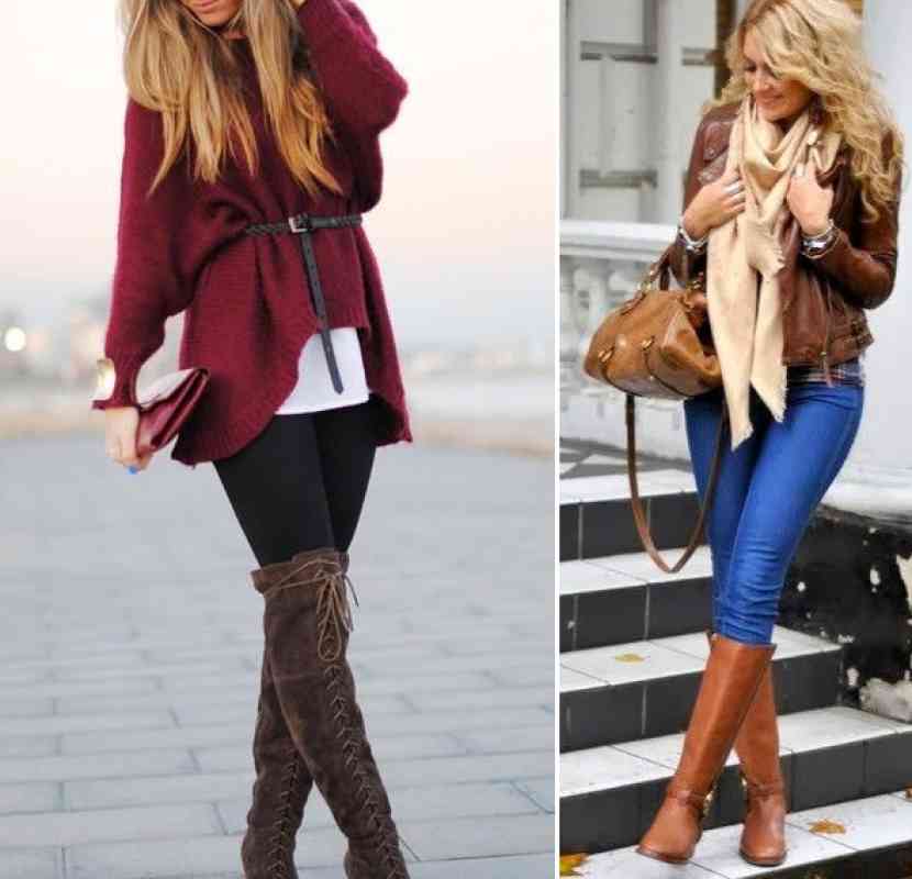 tinute cu cizme inalte