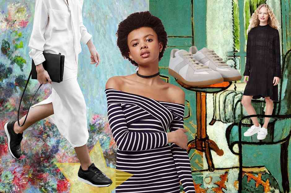 Rochie + adidași … noua uniformă pentru fete cool