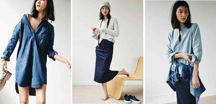 fuste și rochii denim