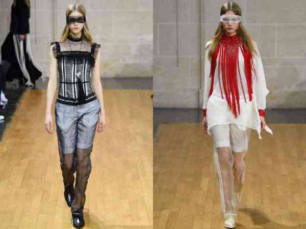 pantaloni transparenti la moda