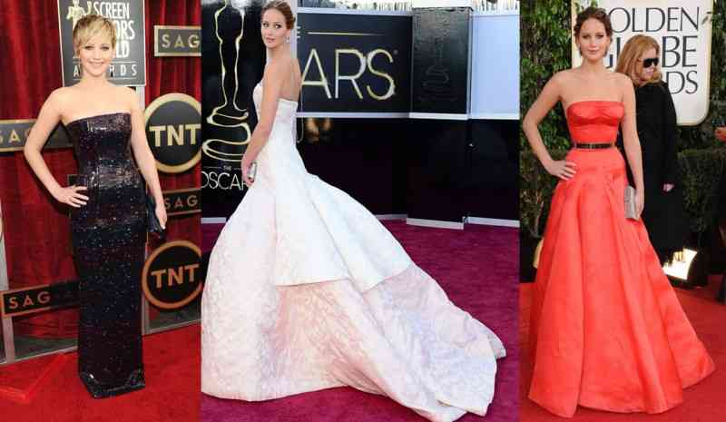 rochii lungi jennifer lawrence