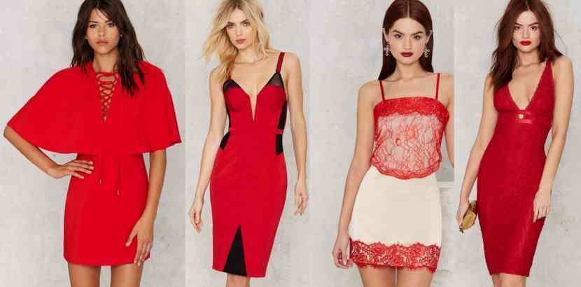 rochii scurte roșii