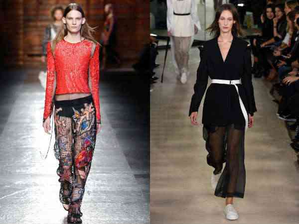 tendinte pantaloni transparenti