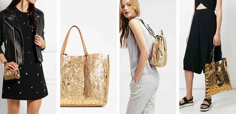 genti metalizate aurii