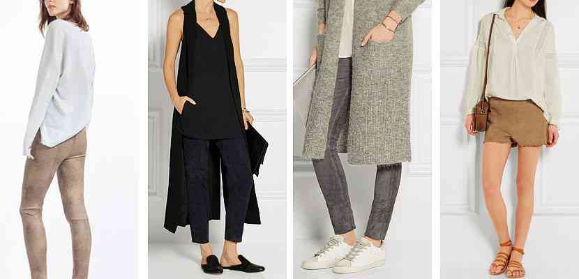 pantaloni din piele caprioara