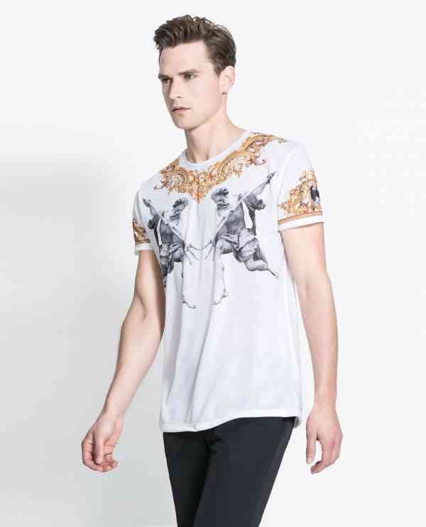 tricou cu imprimeu baroc 2016