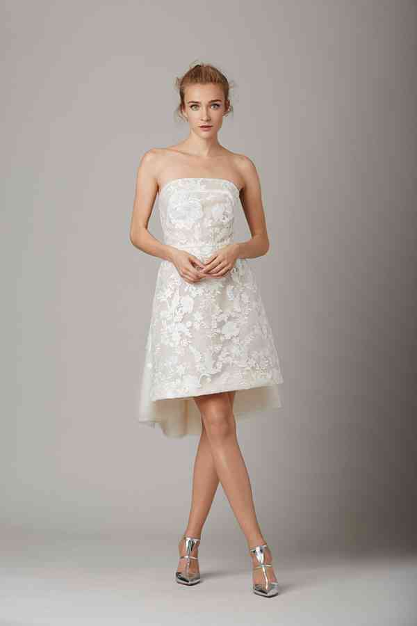 rochie mireasa scurta lela rose