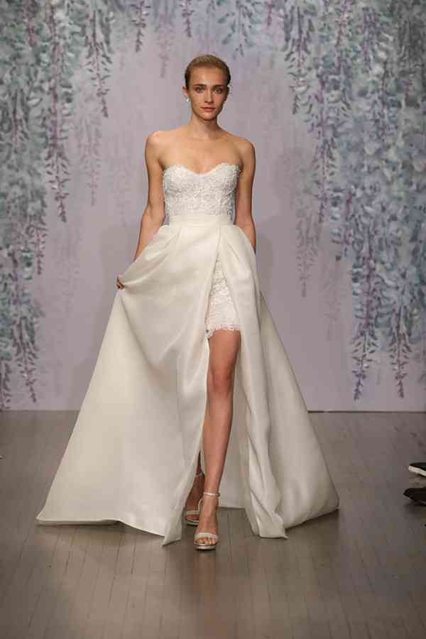 rochie mireasa scurta monique lhuiller