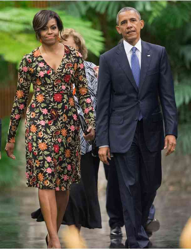 tinuta michelle obama in cuba