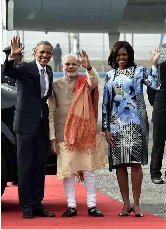tinuta michelle obama india