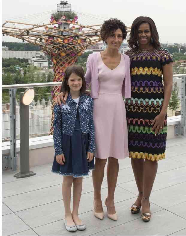 tinuta michelle obama italia