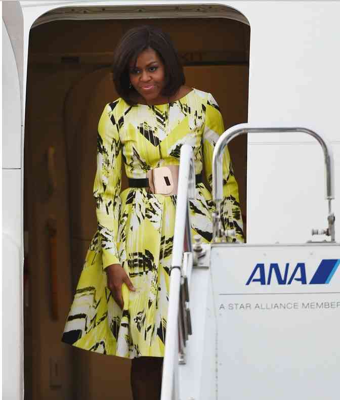 tinuta michelle obama japonia