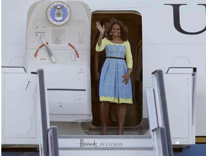 tinuta michelle obama londra